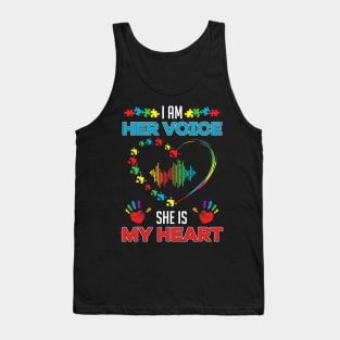 Autism Mom Autistic Daughter Teacher Autism Awareness Tank Top